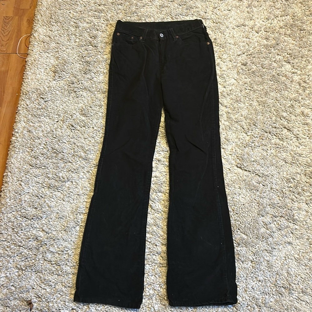 Like New , Levi Strauss 517 extra long, corduroy, jeans, boot cut, slim fit